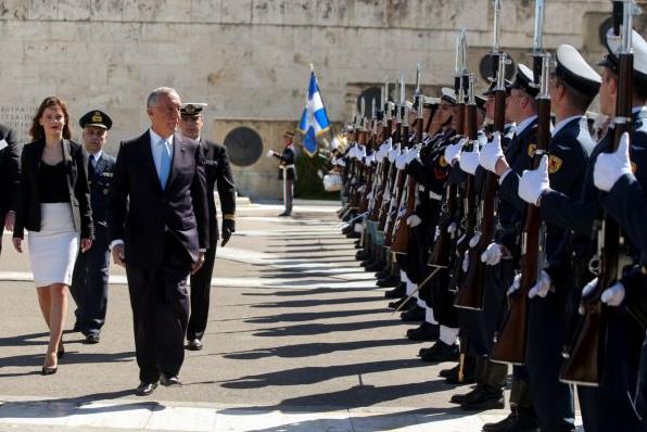 Συνάντηση του προέδρου της Πορτογαλίας με τον Προκόπη Παυλόπουλο