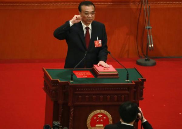 Ο Λι Κετσιάνγκ επανεξελέγη πρωθυπουργός της Kίνας