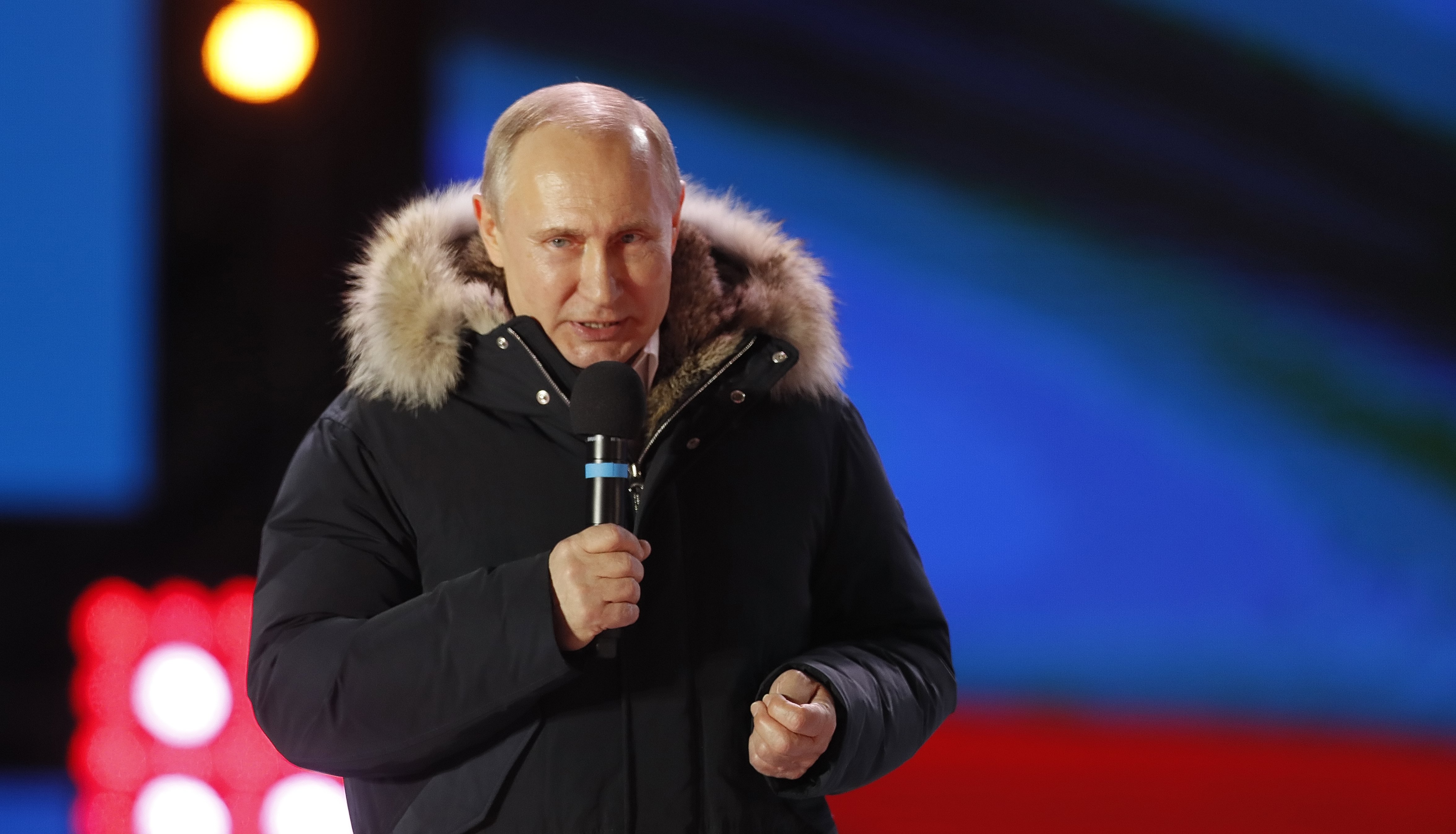 Ρωσία: Ποσοστό 76,65% συγκέντρωσε ο Πούτιν στις εκλογές