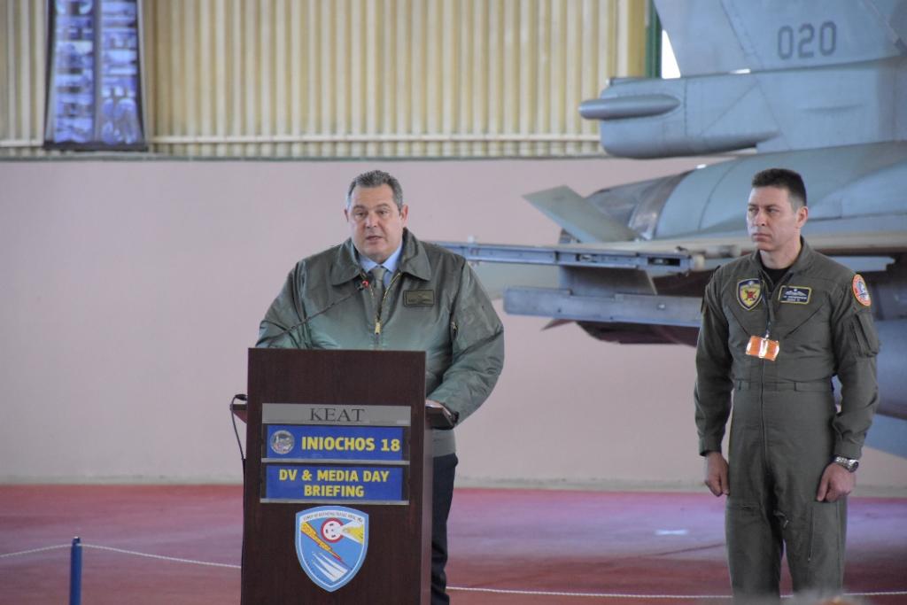 Καμμένος: Η άσκηση «Ηνίοχος» γίνεται ακόμα μεγαλύτερη