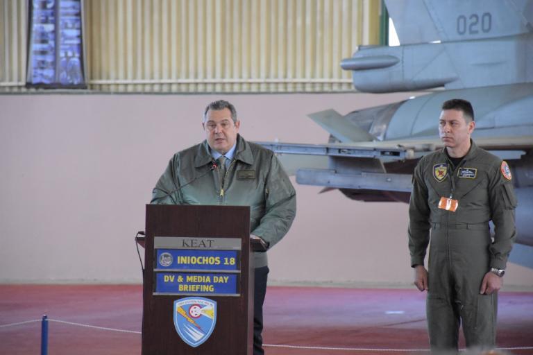 Καμμένος: Η άσκηση «Ηνίοχος» γίνεται ακόμα μεγαλύτερη