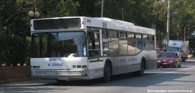 Βανδαλισμοί στα δημοτικά λεωφορεία της Νέας Ιωνίας