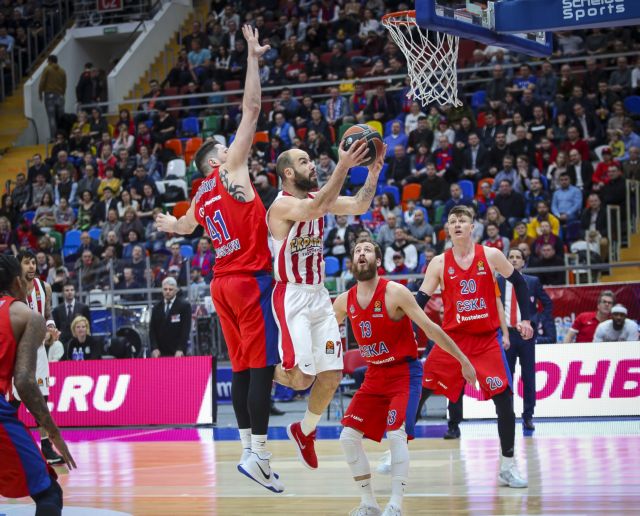 Λύγισε στη Μόσχα ο Ολυμπιακός, 89-81 από την ΤΣΣΚΑ