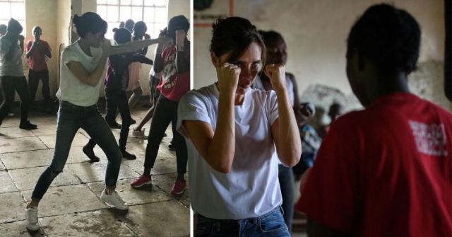 Η Βικτόρια Μπέκαμ «έμαθε» μποξ μαζί με τις κόρες της