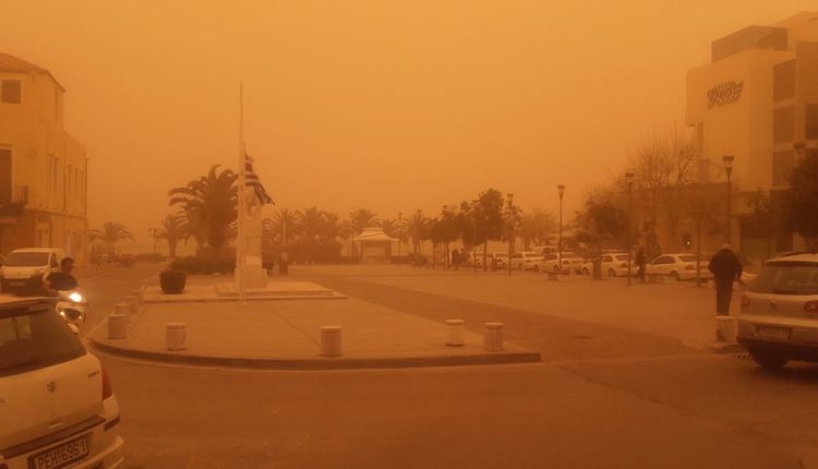 Σε Σαχάρα μετέτρεψε την Κρήτη η αφρικανική σκόνη [Εικόνες & Βίντεο]