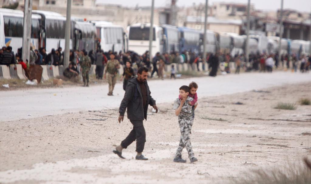 Συρία: Πάνω από 105.000 άμαχοι εγκατέλειψαν την Ανατολική Γούτα
