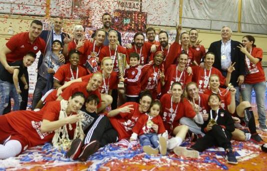 Ο Ολυμπιακός κατέκτησε και το Κύπελλο μπάσκετ γυναικών