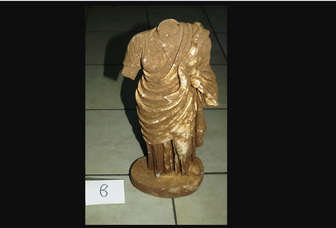 Άγαλμα μεγάλης αρχαιολογικής αξίας βρέθηκε στην κατοχή σπείρας