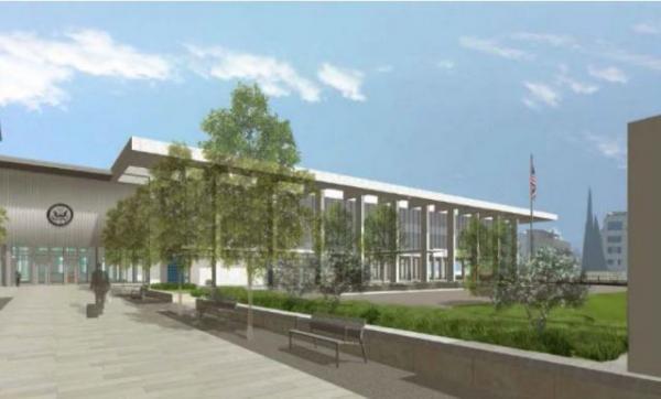 Η ριζική ανακαίνιση της Πρεσβείας των ΗΠΑ ξεκίνησε