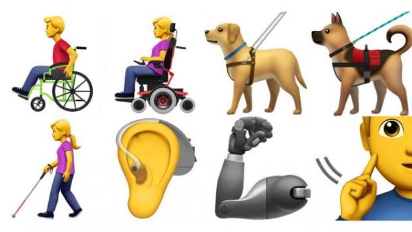 Νέα emoji για άτομα με αναπηρία