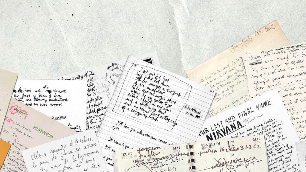 Νέες γραμματοσειρές από τα χειρόγραφα διάσημων τραγουδιστών