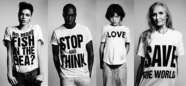 Ηχηρά μηνύματα στα t-shirts της Χάμνεττ