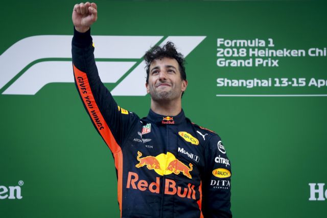 Ο Ρικιάρντο έκανε την έκπληξη στο γκραν πρι της Κίνας