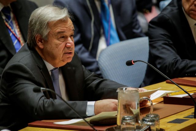 Έκκληση του Γενικού Γραμματέα του ΟΗΕ για αυτοσυγκράτηση