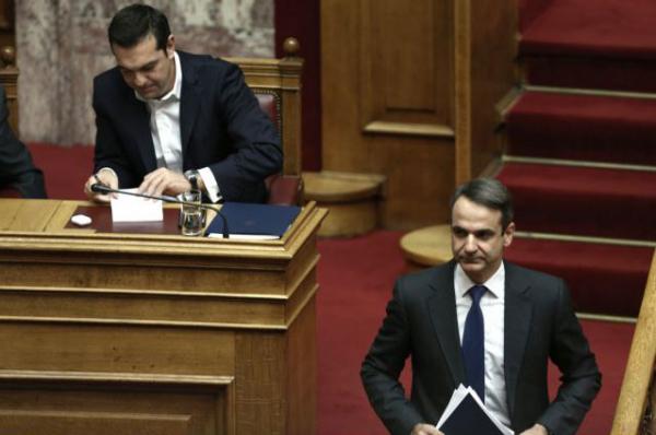 Προβάδισμα 13 μονάδων της ΝΔ έναντι του ΣΥΡΙΖΑ