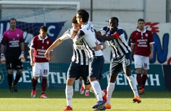 Νίκη παραμονής ο Απολλων Σμύρνης, 3-0 τη Λάρισα
