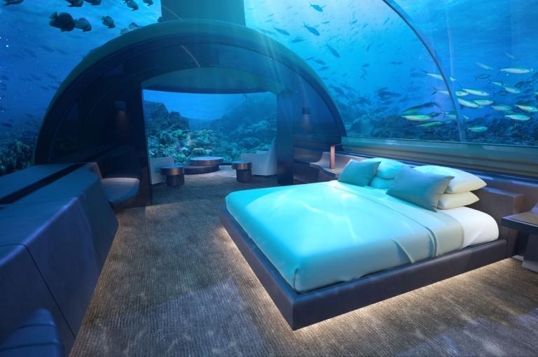 Μια υποθαλάσσια πολυτελής κατοικία θα ανοίξει στις Μαλδίδες