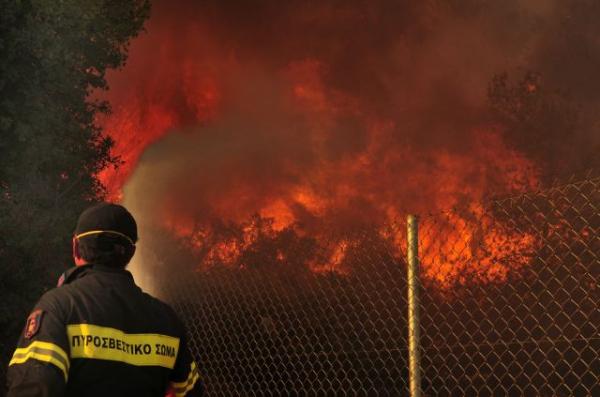 Μάχη με τις φλόγες στην Ηλεία – Κινδύνεψαν χωριά [Βίντεο]