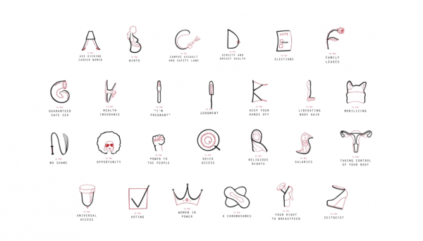 Το γυναικείο αλφάβητο μέσα από σύμβολα