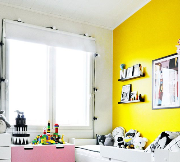 Παιδικό δωμάτιο: Κίτρινο, ο ήλιος στο δωμάτιό του