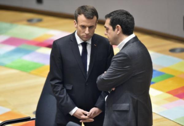 Μήνυμα στήριξης προς την Ελλάδα έστειλε ο Μακρόν