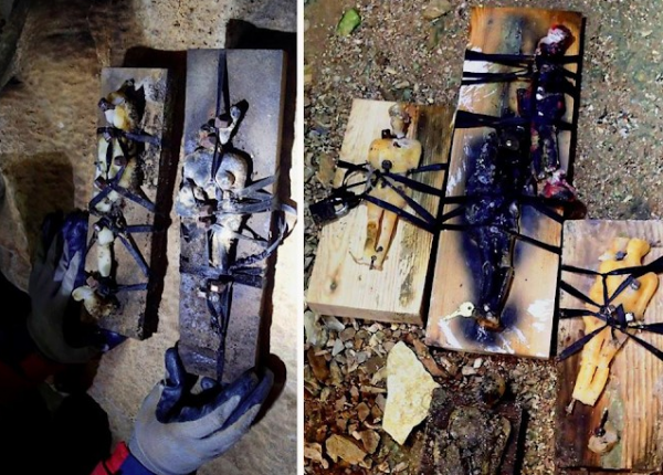 Σε …μαύρη μαγεία παραπέμπουν ευρήματα σε σπήλαιο του Θέρμου