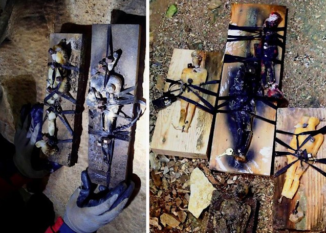 Σε …μαύρη μαγεία παραπέμπουν ευρήματα σε σπήλαιο του Θέρμου