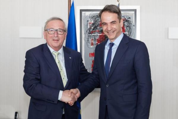 Μητσοτάκης σε Γιούνκερ: Διευθέτηση χρέους χωρίς όρους βάσει συμφωνίας του 2012