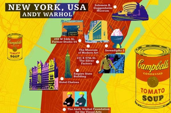 Σε Ν.Υόρκη, Φλωρεντία με «ξεναγούς» Γουόρχολ-Ντα Βίντσι