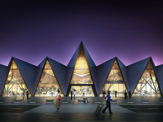 Εμπνευσμένα από τέντες τα σχέδια του νέου αερολιμένα της Ρωσίας