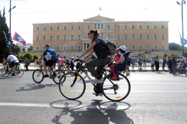 Με μεγάλη συμμετοχή ολοκληρώθηκε ο Ποδηλατικός Γύρος της Αθήνας