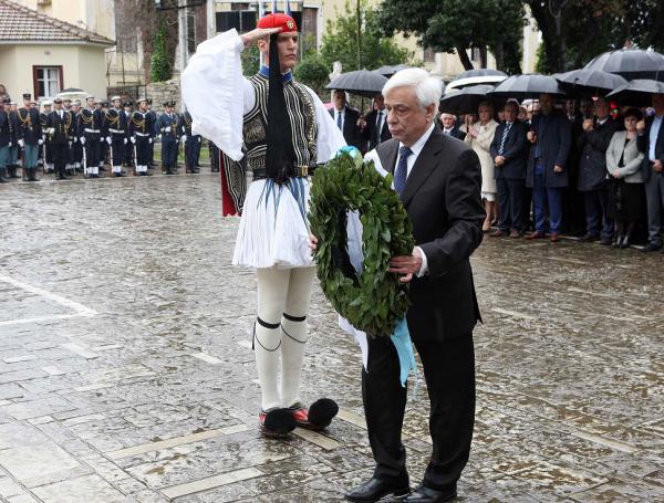 Παυλόπουλος: Χρέος η υπεράσπιση της πατρίδας με κάθε τίμημα