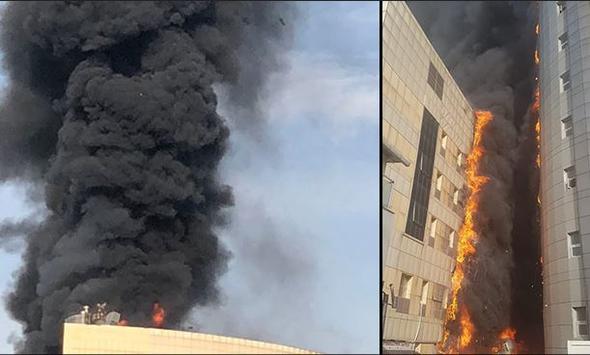 Μεγάλη πυρκαγιά σε νοσοκομείο στην Κωνσταντινούπολη [Βίντεο]