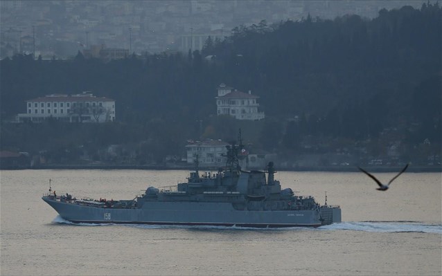 Συρία: Ρωσικά πλοία απέπλευσαν από τη βάση Ταρτούς για λόγους ασφαλείας