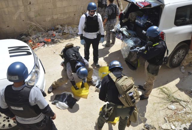 Ολοκληρώθηκε η συλλογή δειγμάτων από τους επιθεωρητές του ΟΑΧΟ στη Ντούμα