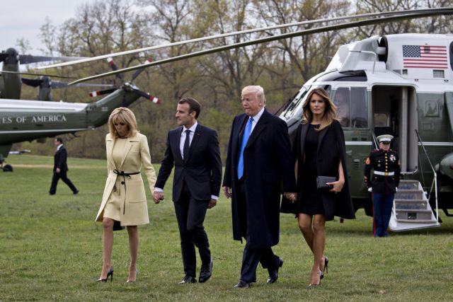 Το δείπνο των Μακρόν – Τραμπ στο Mount Vernon