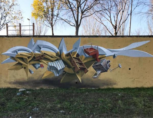 Ο Peeta ζωγραφίζει τον κόσμο τριασδιάστατα