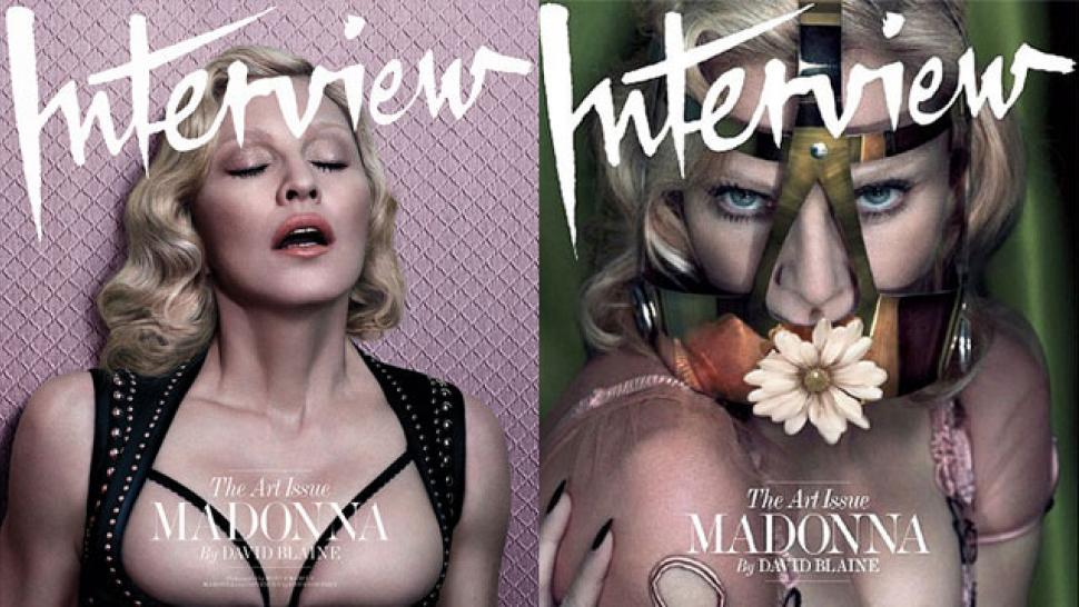 H εξέλιξη της Μαντόνα μέσα από τα εξώφυλλα του περιοδικού «Interview»