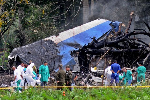 Εκατόμβη από την αεροπορική τραγωδία στην Κούβα