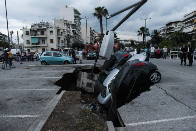 Συνεχίζεται η καθίζηση του οδοστρώματος στον ΗΣΑΠ Ταύρου