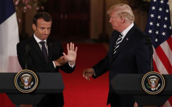 Ακόμη και πόλεμο φοβάται ο Μακρόν αν ο Τραμπ αποσυρθεί από τη συμφωνία για το Ιράν