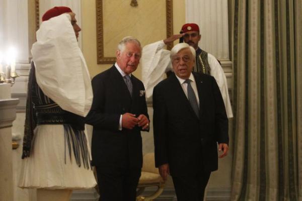 Pavlopoulos calls for return of Parthenon Marbles at dinner for Prince Charles