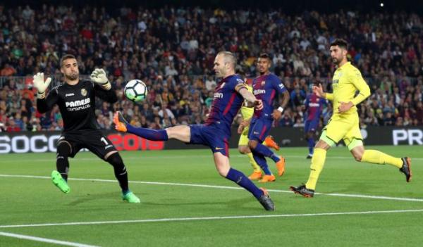 Πεντάστερη η Μπαρτσελόνα στο αντίο του Ινιέστα στο «Καμπ Νου»