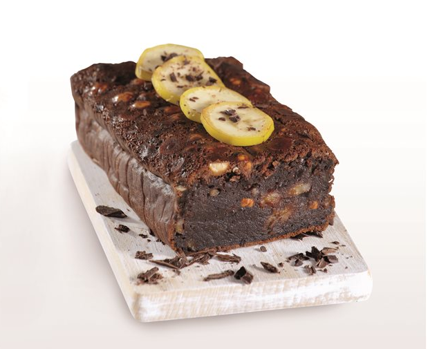 Υγρό κέικ με μπανάνα και σταφίδες