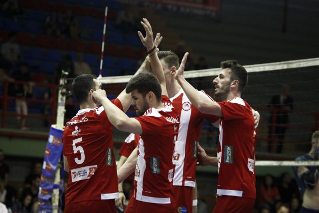 Livescore: Ολυμπιακός – ΠΑΟΚ (3-0 σετ) στον 3ο τελικό