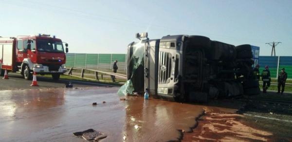 Σοκολατένιος έγινε δρόμος στην Πολωνία εξαιτίας τροχαίου
