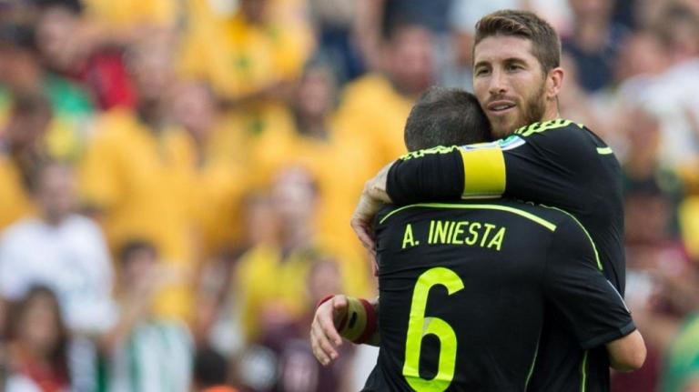 Το αντίο του Ράμος στον Ινιέστα (Εικόνα)