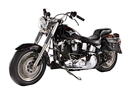 Στο «σφυρί» η Harley Davidson FLSTF Fat Boy του Εξολοθρευτή