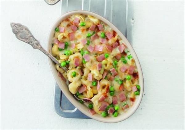 Τορτελίνια α λα κρεμ στον φούρνο