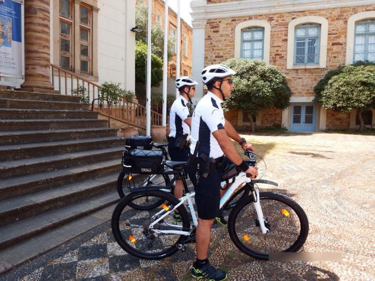 Αστυνόμευση με ποδήλατα σε Χίο και Μυτιλήνη